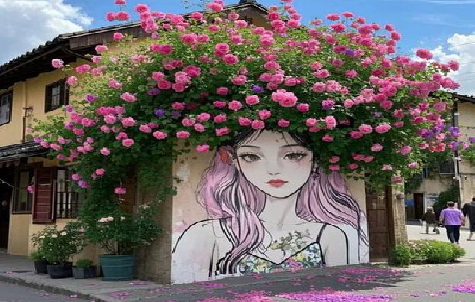 江永怎么设计网红打卡墙绘