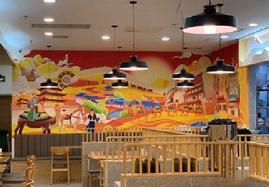 江永商业空间彩绘介绍。