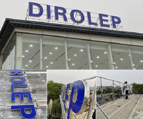 江永楼顶发光字安装的注意事项。